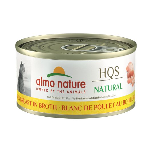 Almo Nature Hqs Natural Cat - Chicken Breast In Broth 70 g
