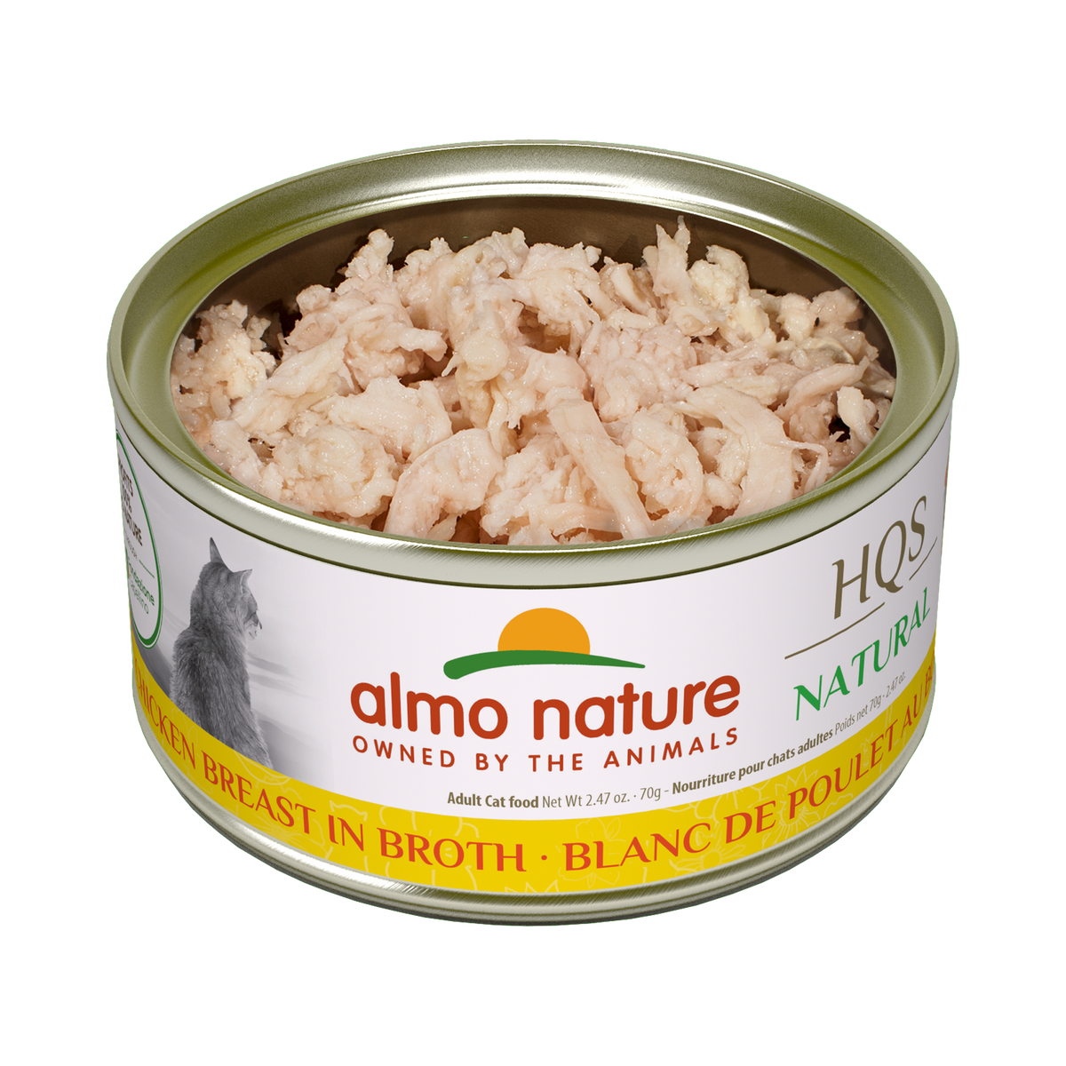 Almo Nature Hqs Natural Cat - Chicken Breast In Broth 70 g