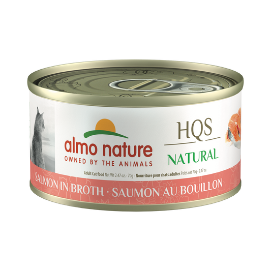 Almo Nature Hqs Natural Cat - Salmon In Broth 70 g