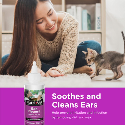 Nutri-Vet Ear Cleanse for Cats 4oz