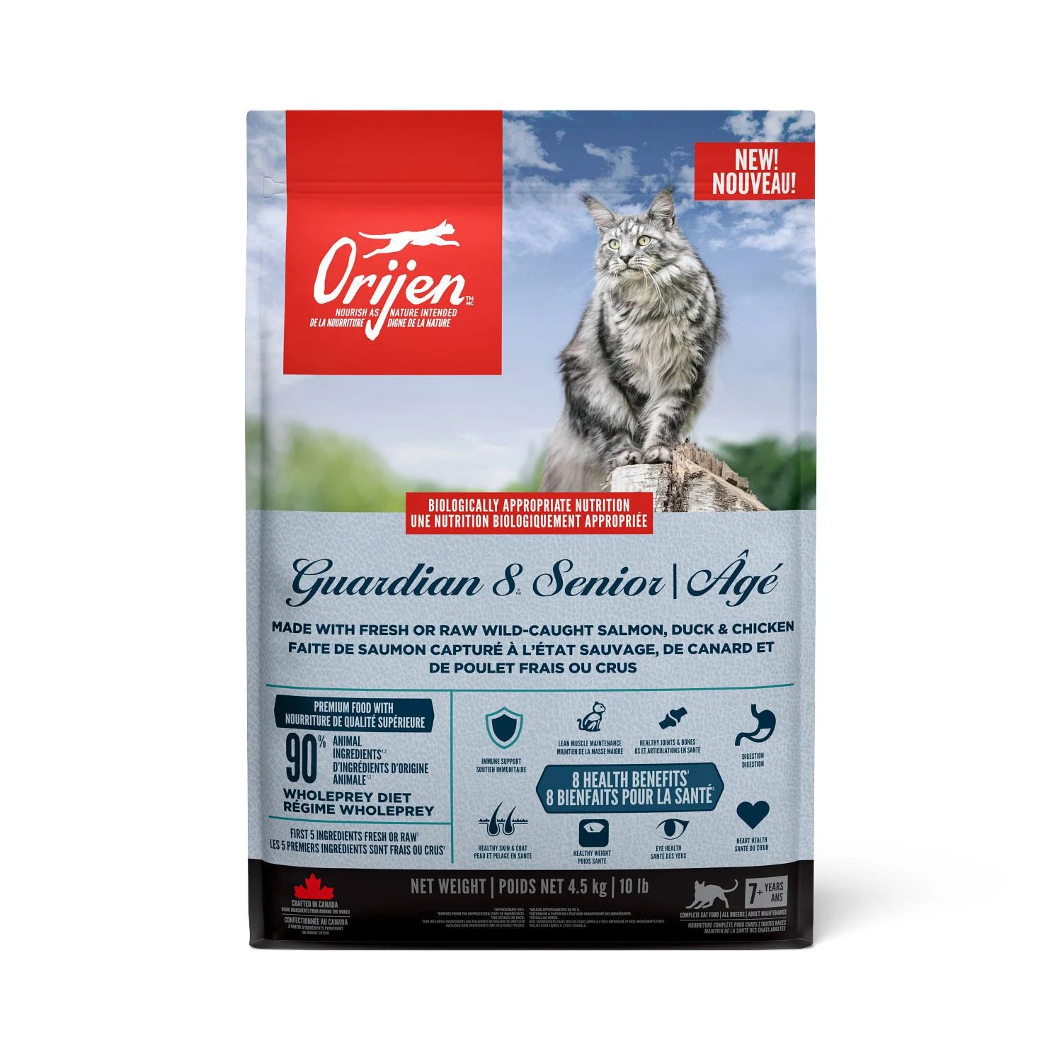 ORIJEN Cat - Guardian 8 Senior 4.5 kg
