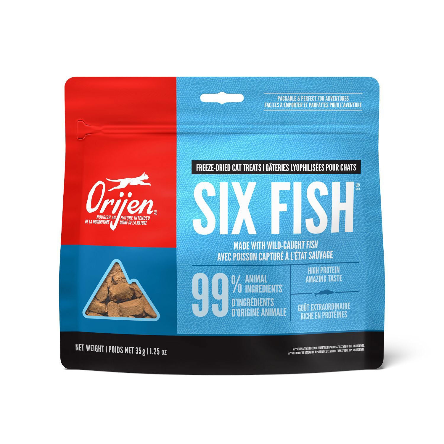 ORIJEN Cat - Six Fish Freeze-Dried Treats 35g