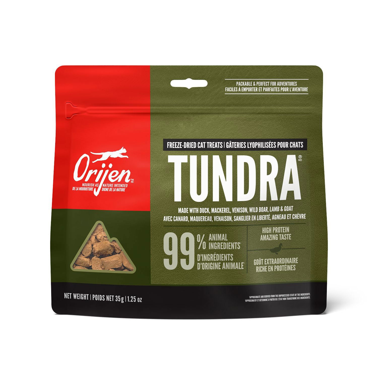 ORIJEN Cat - Tundra Freeze-Dried Treats 35g