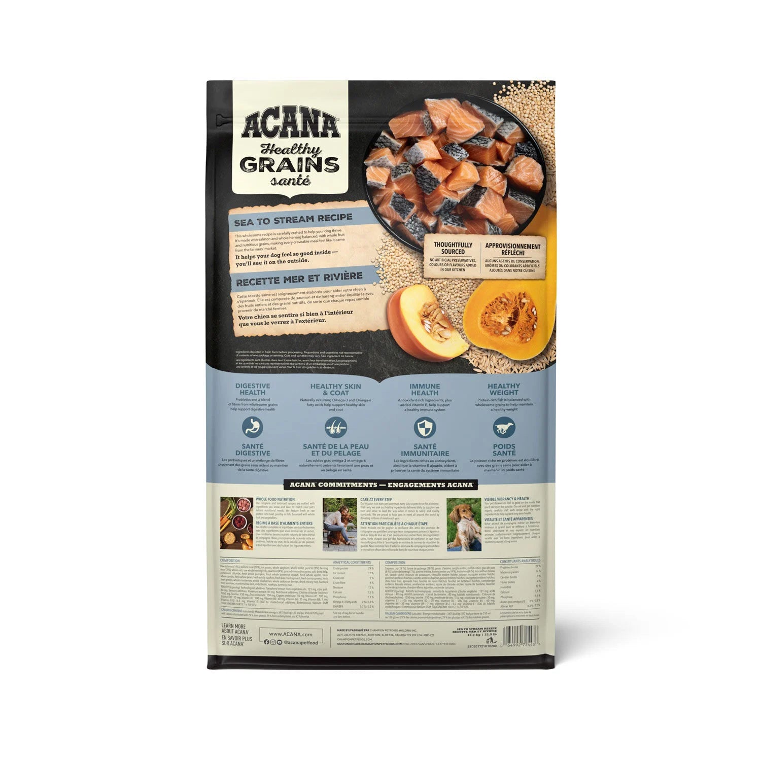 ACANA Dog - Healthy Grains - Sea to Stream Recipe 10.2 kg