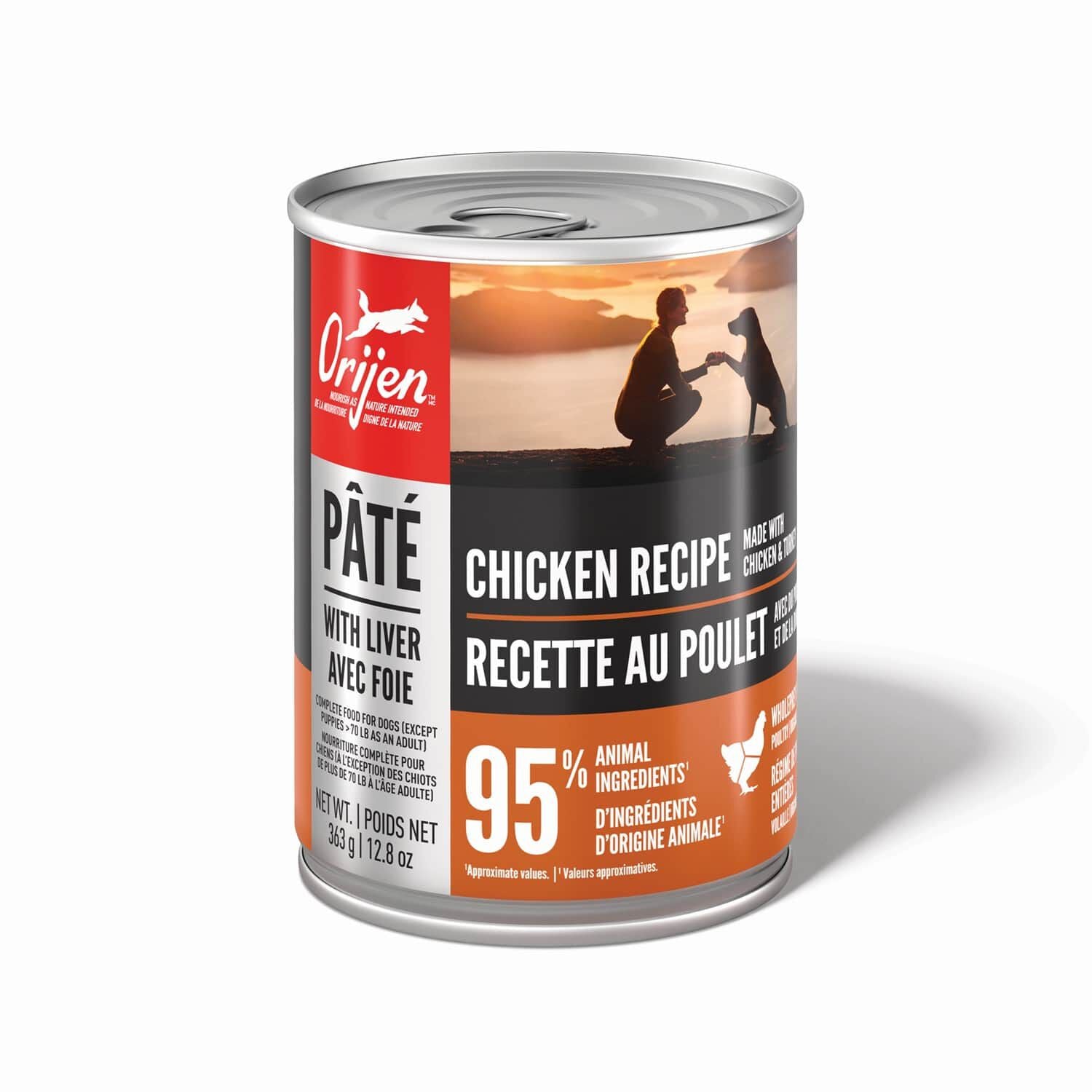 ORIJEN Dog - Pate - Chicken Recipe with Liver 363g