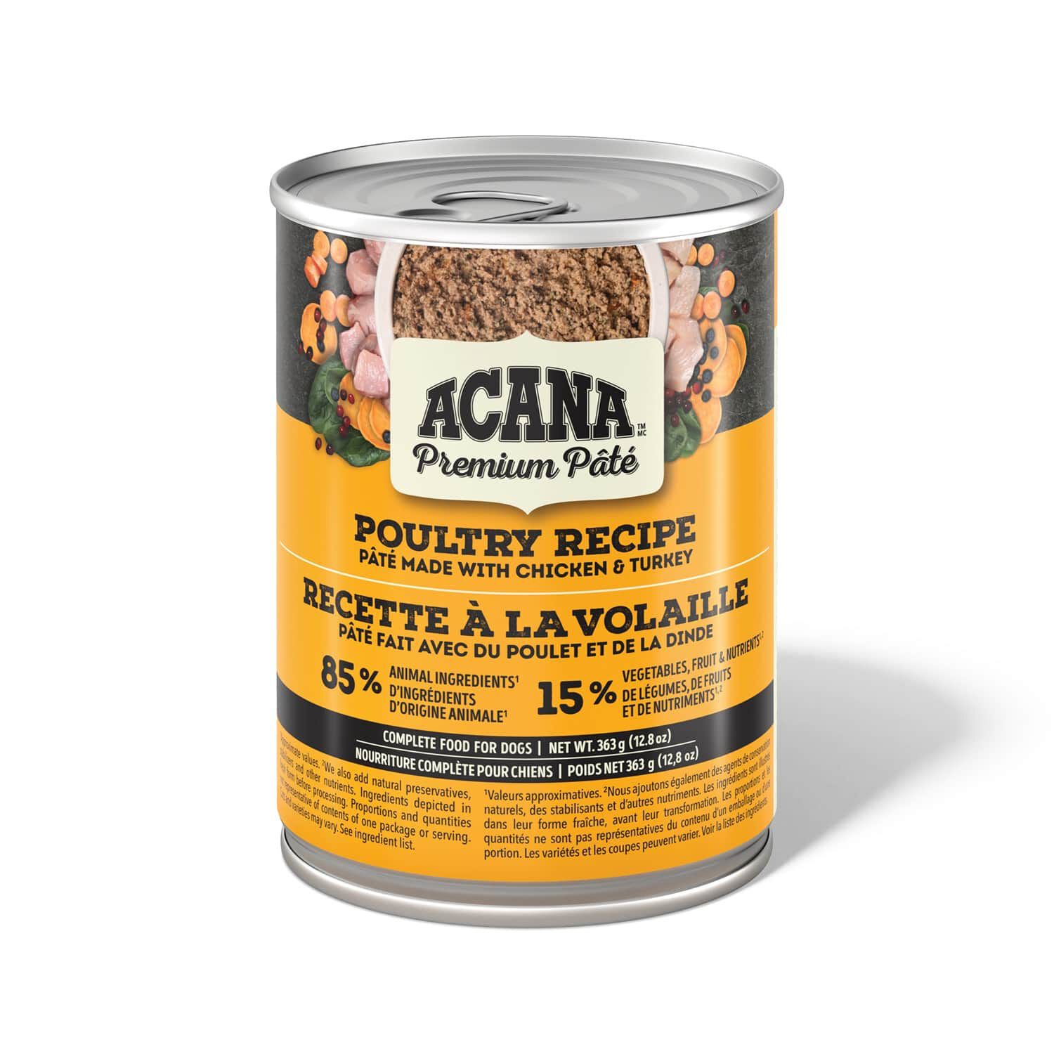 ACANA Dog - Pate - Poultry Recipe 363g