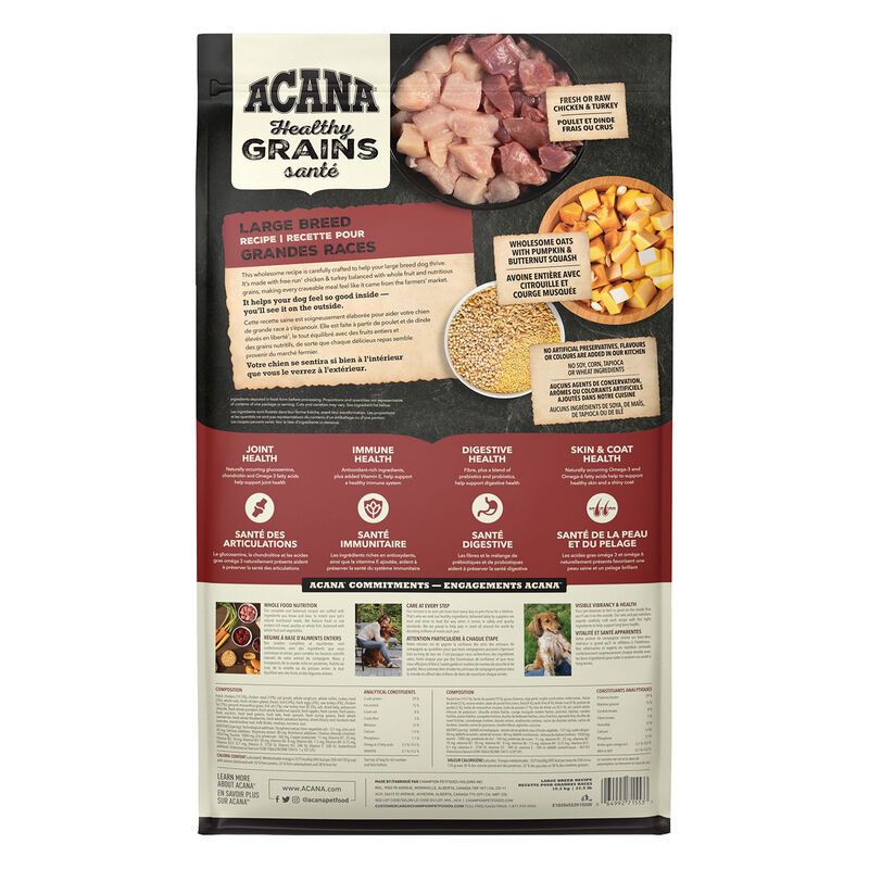 ACANA Dog - Healthy Grains - Large Breed 10.2 kg
