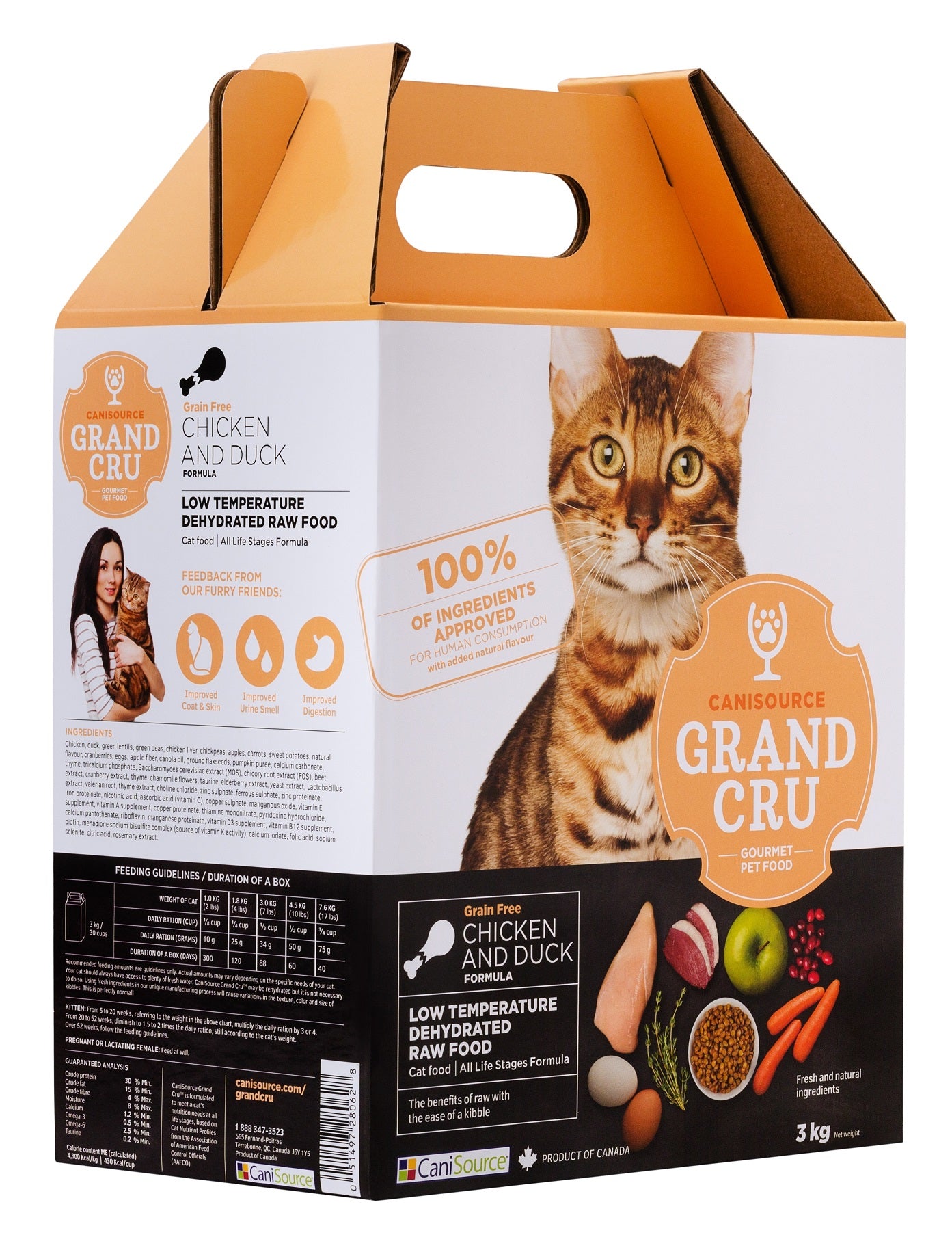 CANISOURCE Grand Cru Grain Free Chicken and Duck CAT 3kg