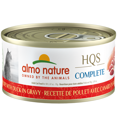Almo Nature Hqs Complete Cat - Chicken Recipe With Duck In Gravy 70 g