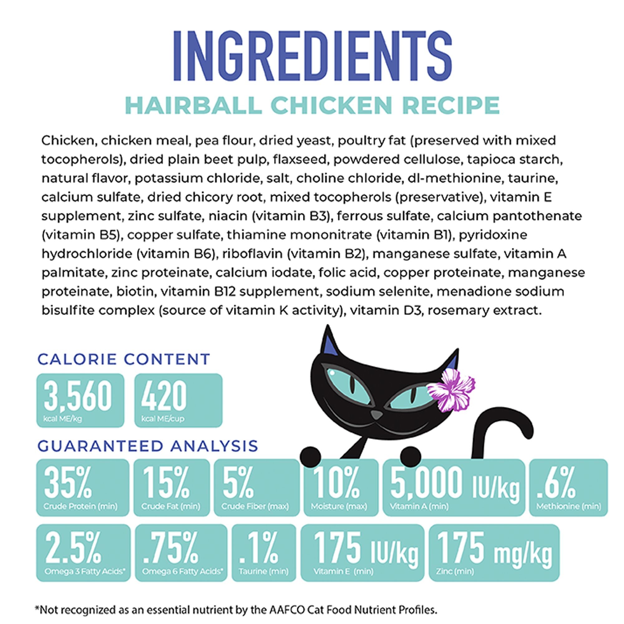Tiki Cat Born Carnivore Hairball Chicken Recipe Dry Cat Food 6lb