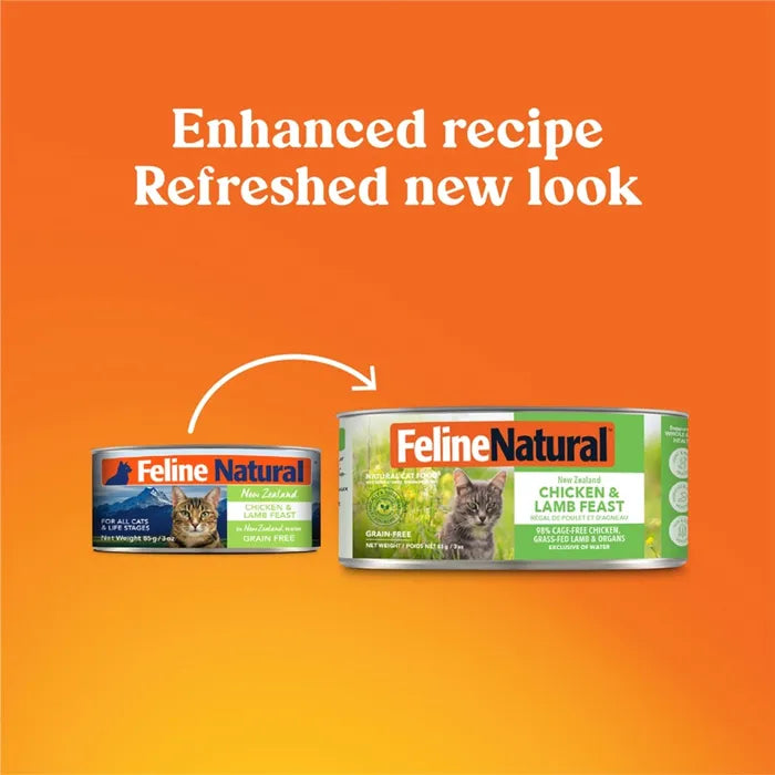 Feline Natural Canned Cat Food - Chicken & Lamb Feast 170 g
