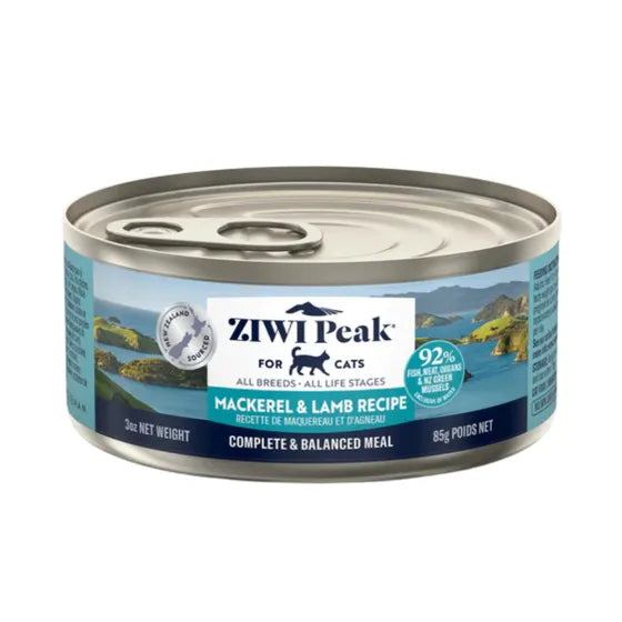 ZIWI Mackerel & Lamb Wet Cat Food 85g