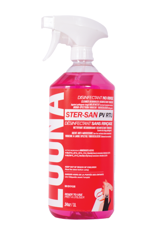 LOONA STER-SAN PV RTU DISINFECTANT 1L/34oz (ready to use)