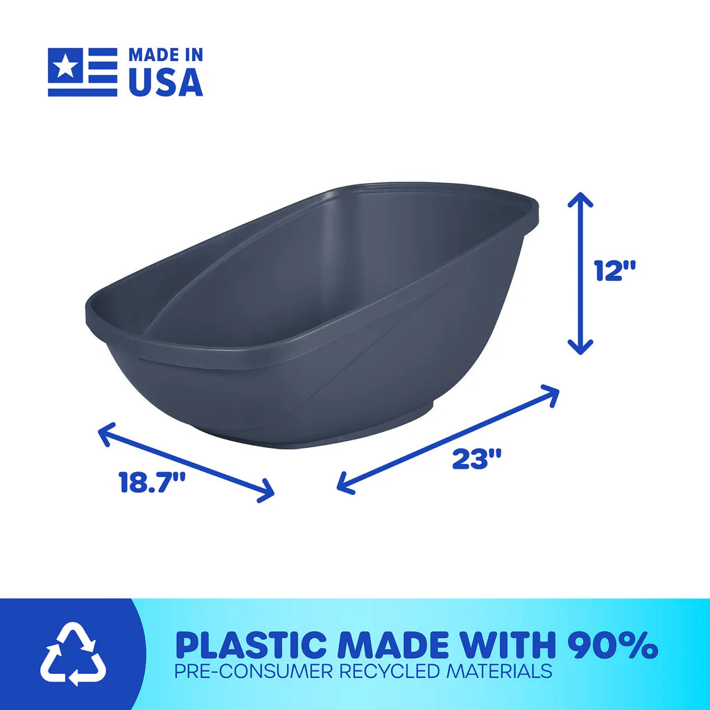 Petmate Hi-Back Open Litter Box Jumbo