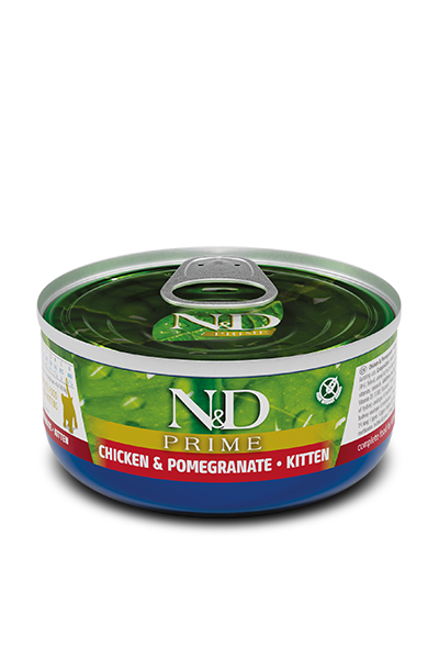 Farmina N&D Prime Kitten Wet Food - Chicken & Pomegranate 70 g