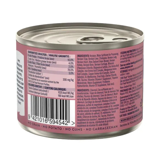 ZIWI Venison Wet Cat Food 185g