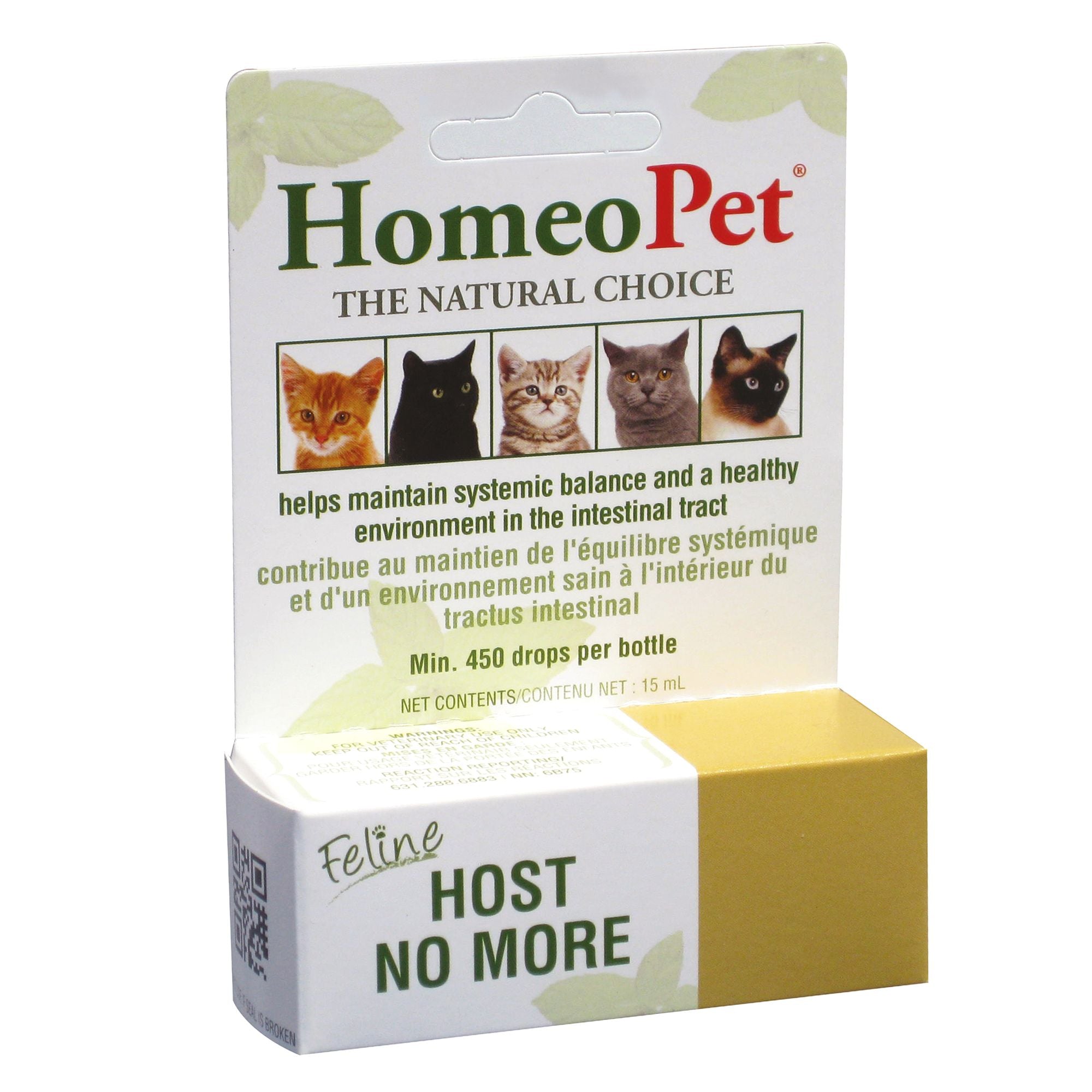 Homeopet Feline Host No More 15ml