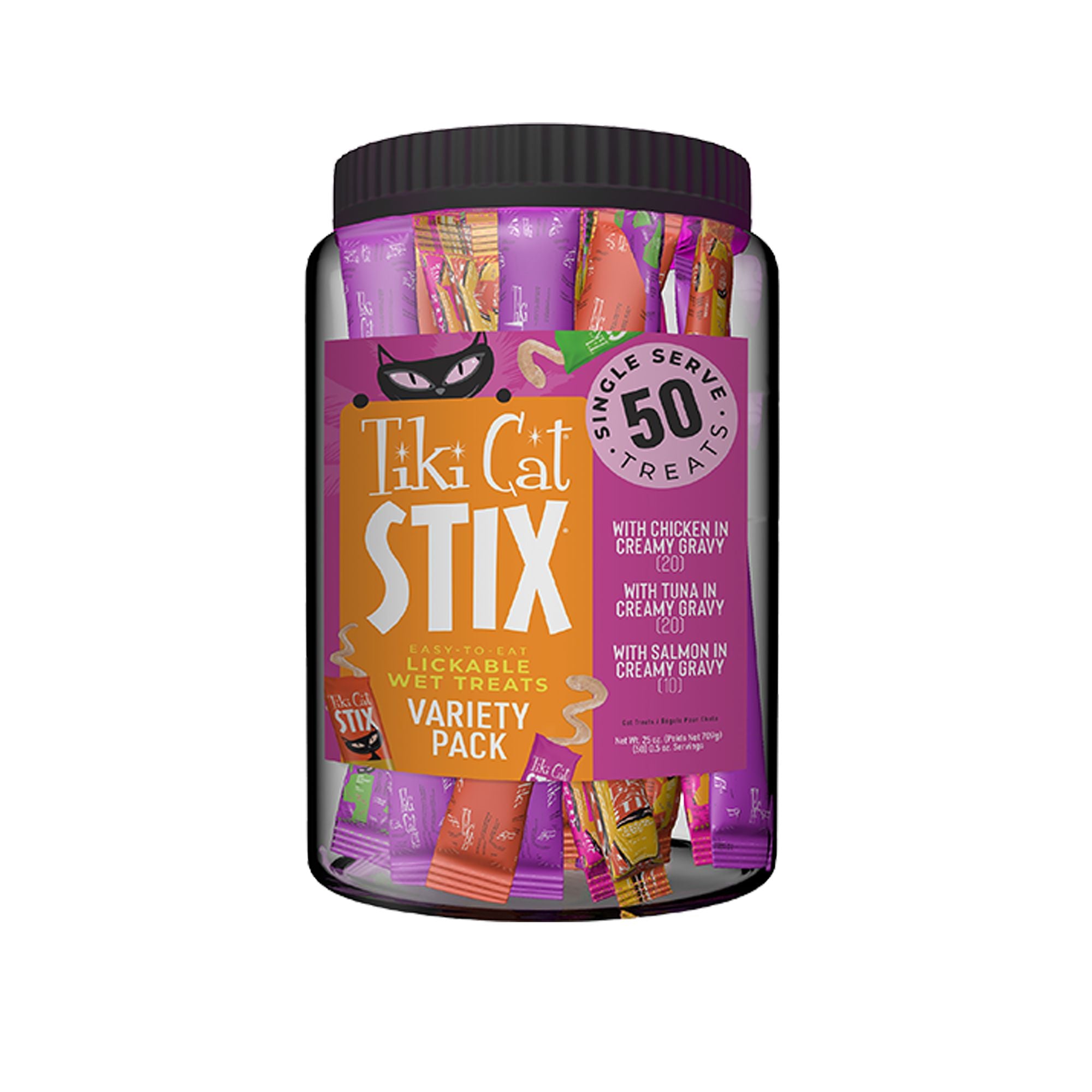 Tiki Cat STIX Variety Pack Wet Cat Treats (50ct)
