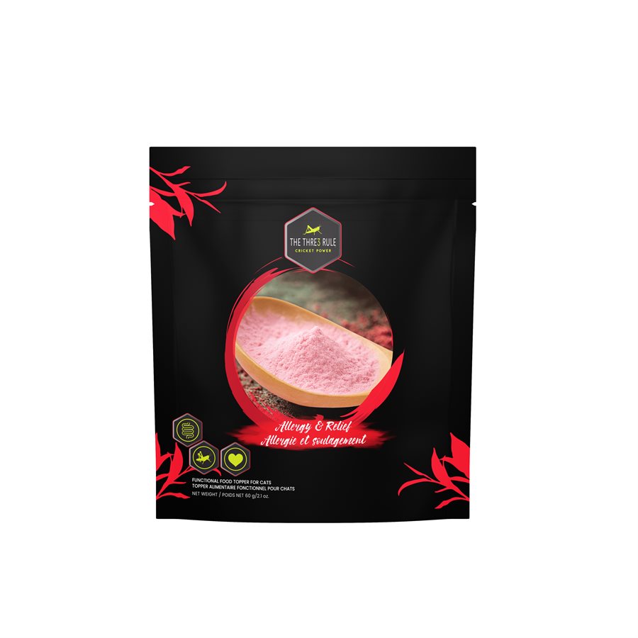 THE THRE3 RULE Allergy & Relief - Food Topper for Cats 60g