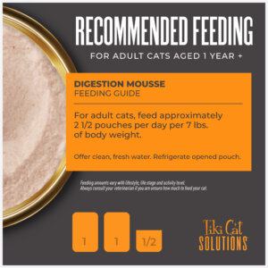 Tiki Cat Solutions Mousse Digestion Chicken & Egg Recipe in Broth Wet Cat Food 2.4oz