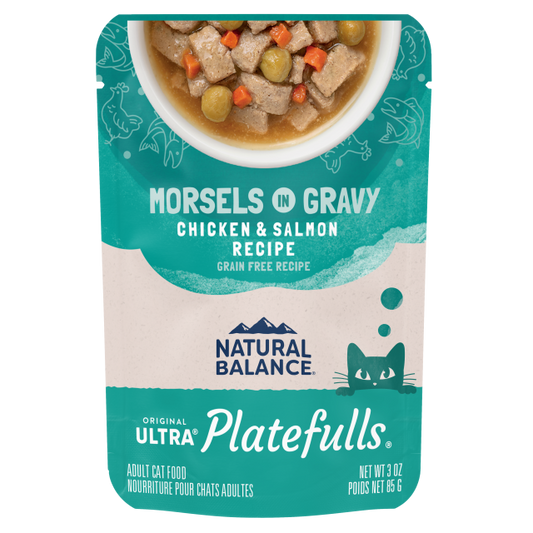 Natural Balance Cat Platefulls Chicken & Salmon Formula 3oz
