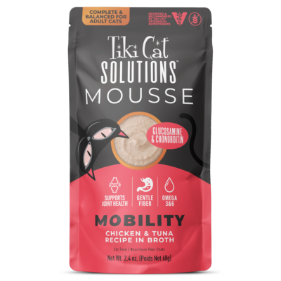 Tiki Cat Specia Mousse Mobility Chicken & Tuna Recipe in Broth Wet Cat Food 2.4oz