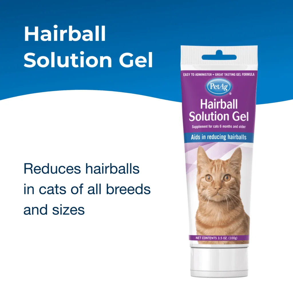 PetAg Hairball Solution Gel Cats 3.5oz
