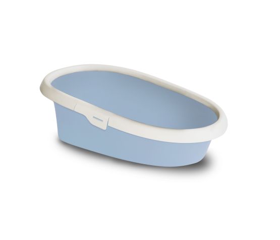 Bergamo Minou Litter Box - Azure Blue, Large 58x39x17cm