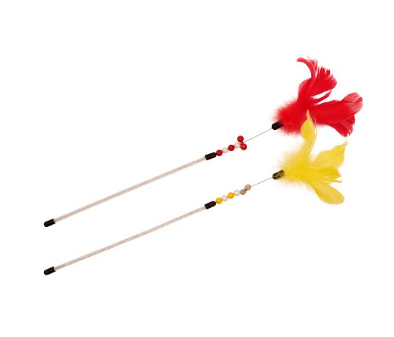 Bud'z Feather Toys For Cats - Goldfinch 35cm