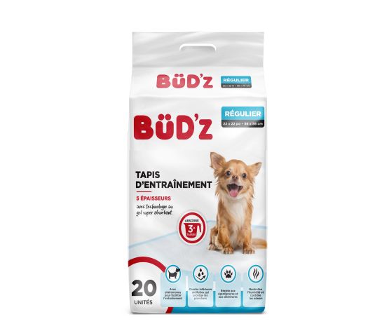 Bud'z Puppy Pads 22"x22" (56x56cm) 20 Units