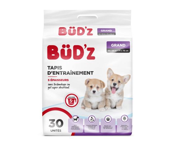 Bud'z Puppy Pads 28"x30" (72x77cm) 30 Units