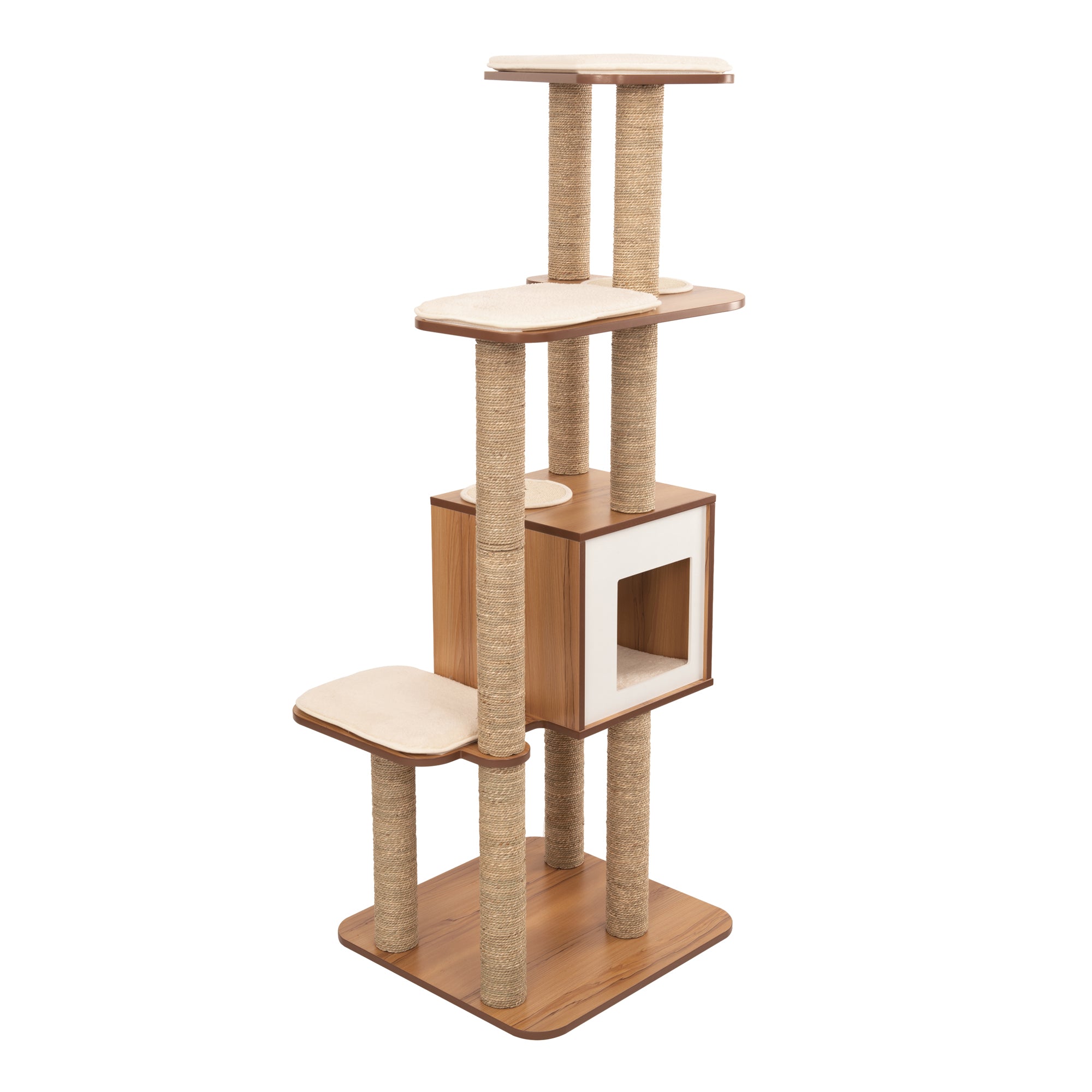 Vesper High Base - Walnut - XL - 77.5 x 58 x 158 cm (30.5 x 22.8 x 62.2 in)