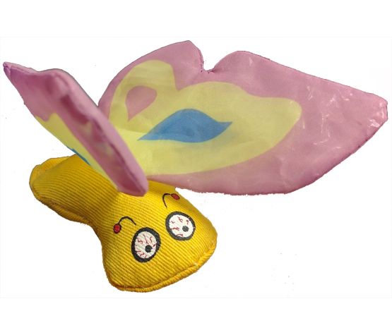Ducky World Catnip Toys - Butterflies, Purple