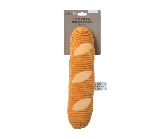 Dexypaws Plush Dog Toy - Baguette 12"