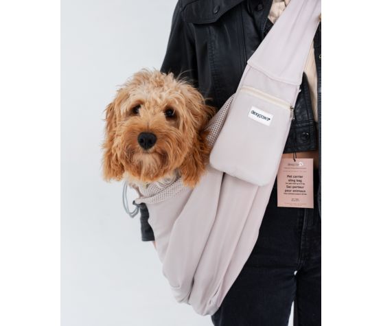 Dexypaws Pet Carrier Shoulder Bag - Nude