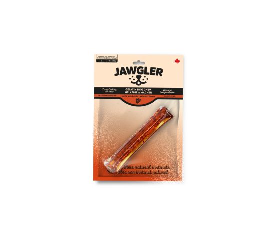 Jawgler Gelatin Dog Chew - Bacon & Maple, Medium