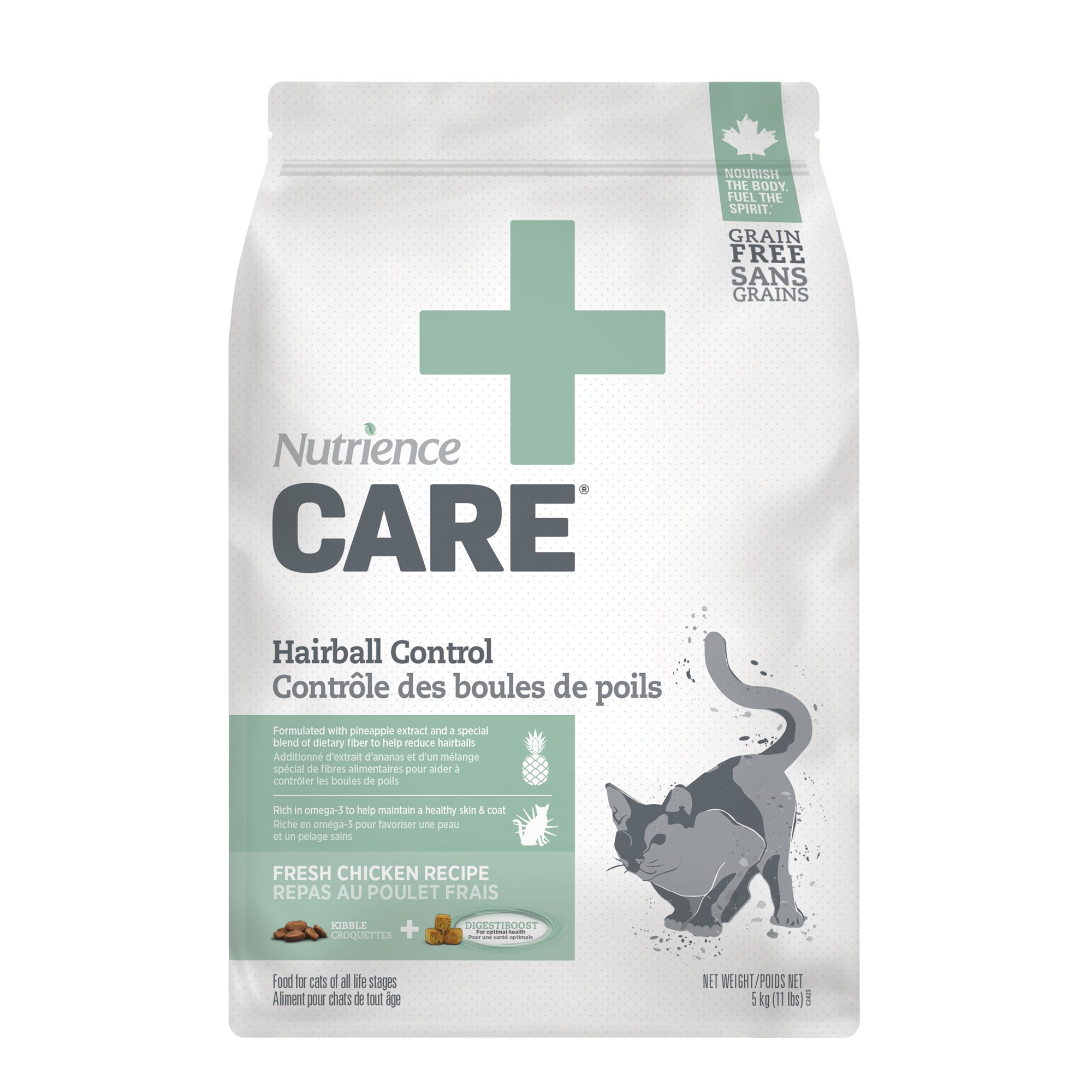 NUTRIENCE CARE CAT FOOD Hairball Control 5kg (11lb)