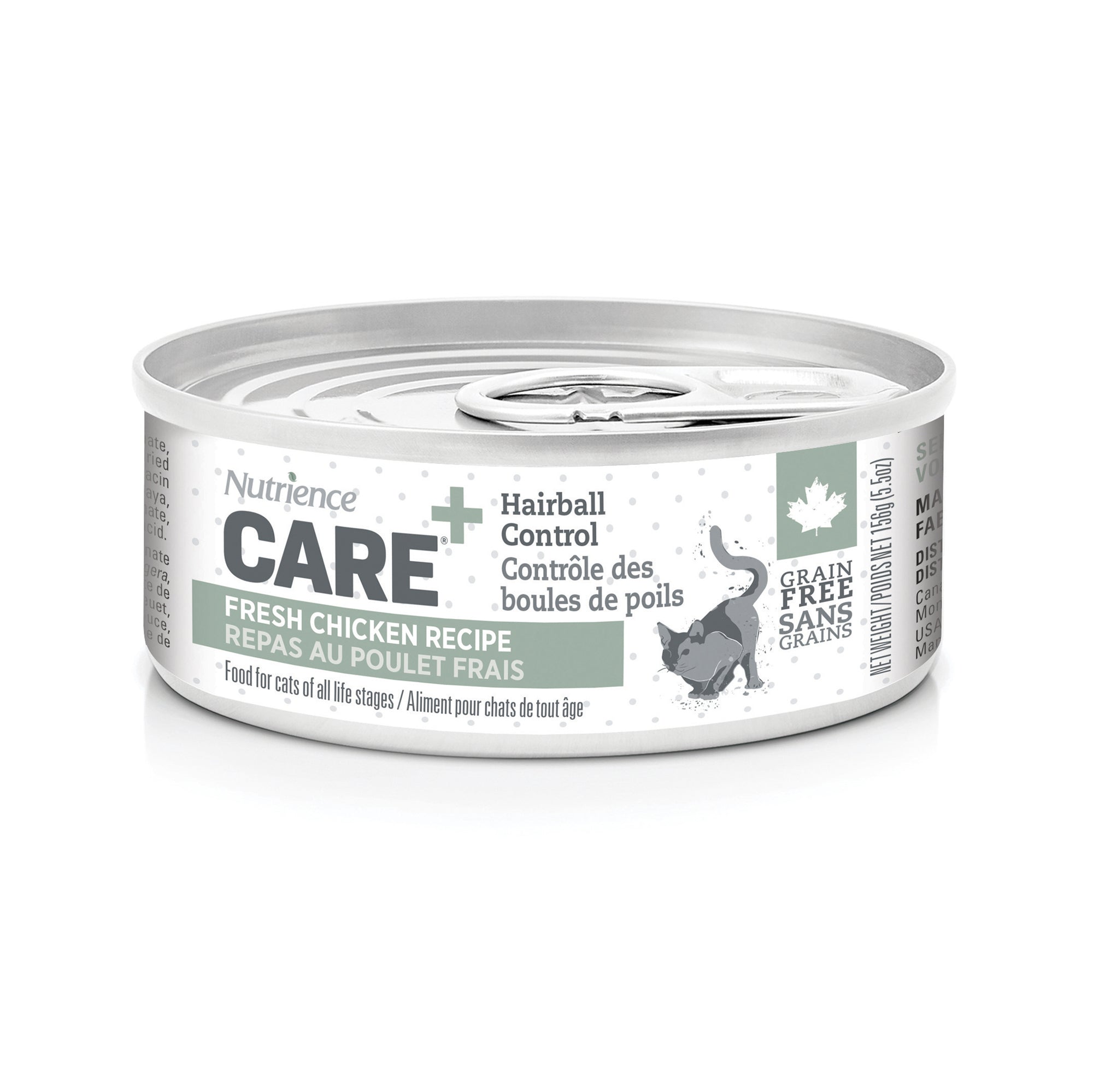 NUTRIENCE CANNED CAT FOOD Care Hairball Control Pate 156g (5.5oz)