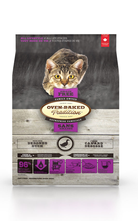 Obt Grain-free Dry Food For Cats - Duck 2.5 Lb