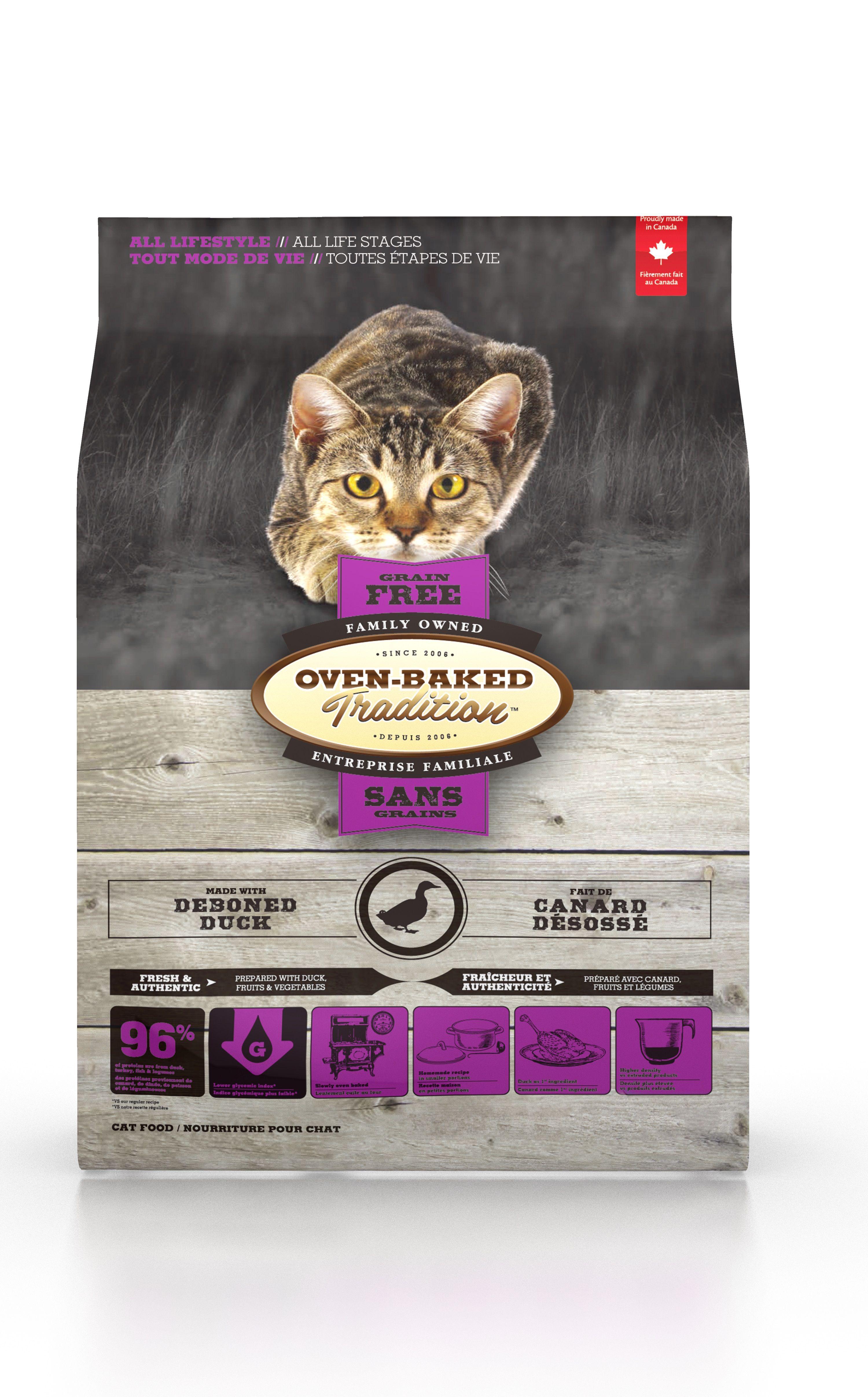 Obt Grain-free Dry Food For Cats - Duck 10 Lb