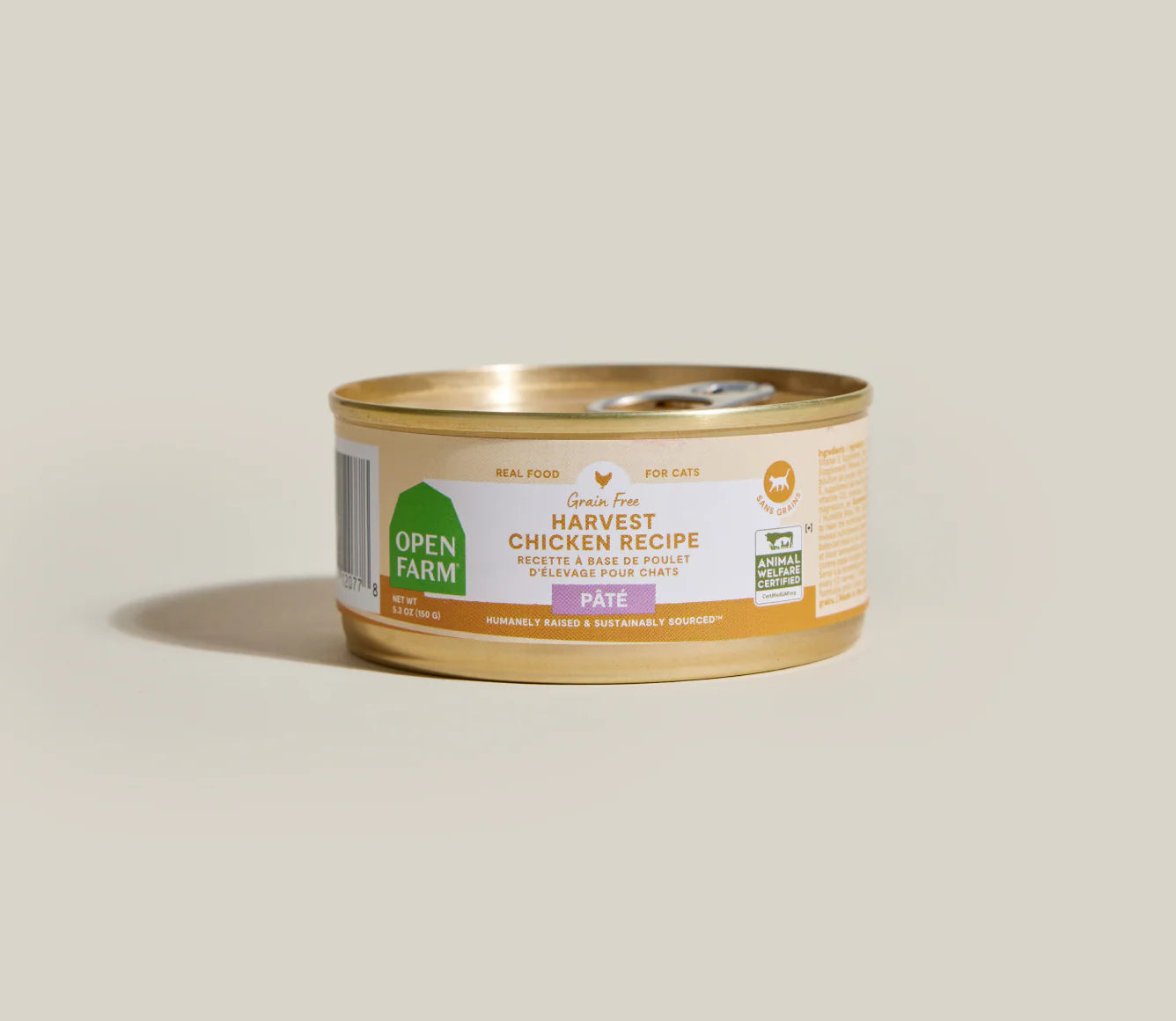 Open Farm Harvest Chicken Pates Wet Cat Food 5.3oz