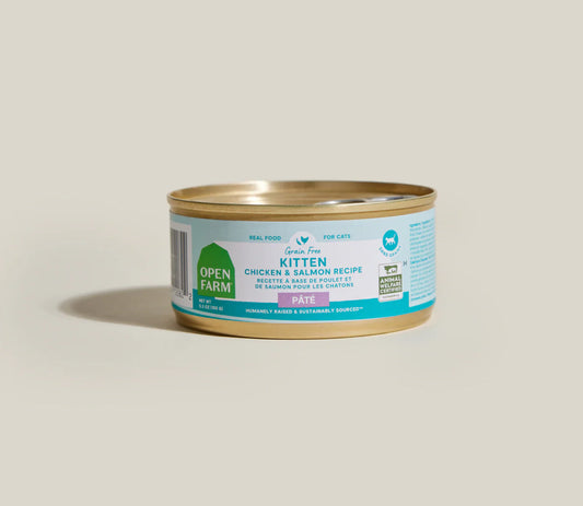 Open Farm Kitten Chicken & Salmon Pates Wet Cat Food 5.3oz