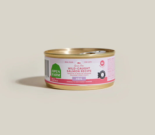 Open Farm Wild-Caught Salmon Pates Wet Cat Food 5.3oz