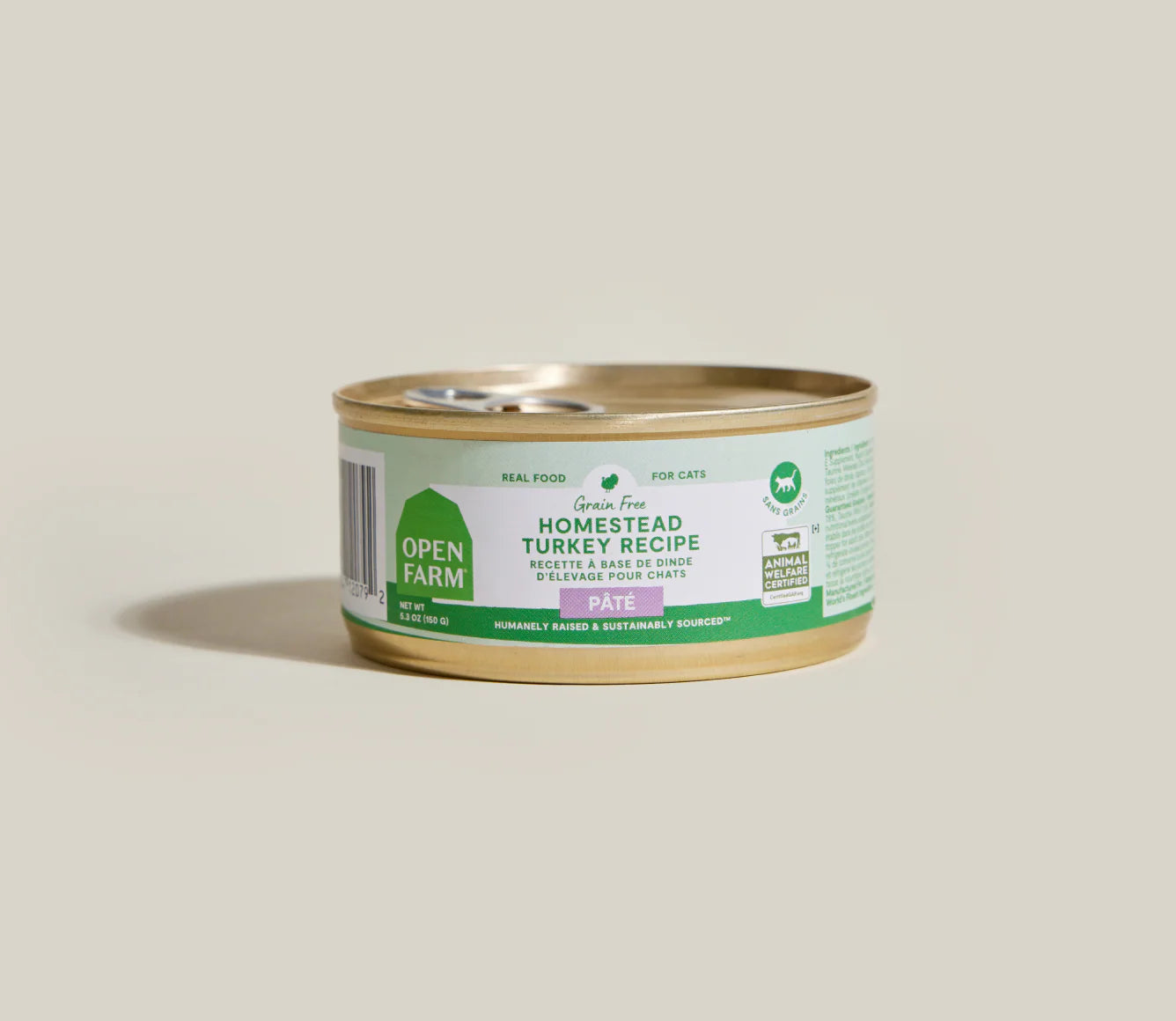 Open Farm Homestead Turkey Pates Wet Cat Food 5.3oz