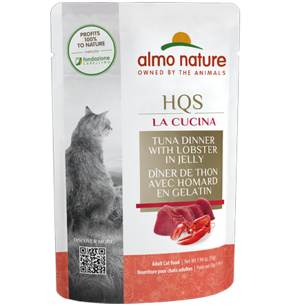 Almo Nature HQS La Cucina Tuna Dinner with Lobster in jelly 55 g
