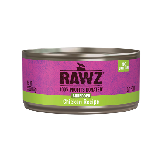 RAWZ Shredded Chicken Recipe Wet Cat Food 5.5 oz