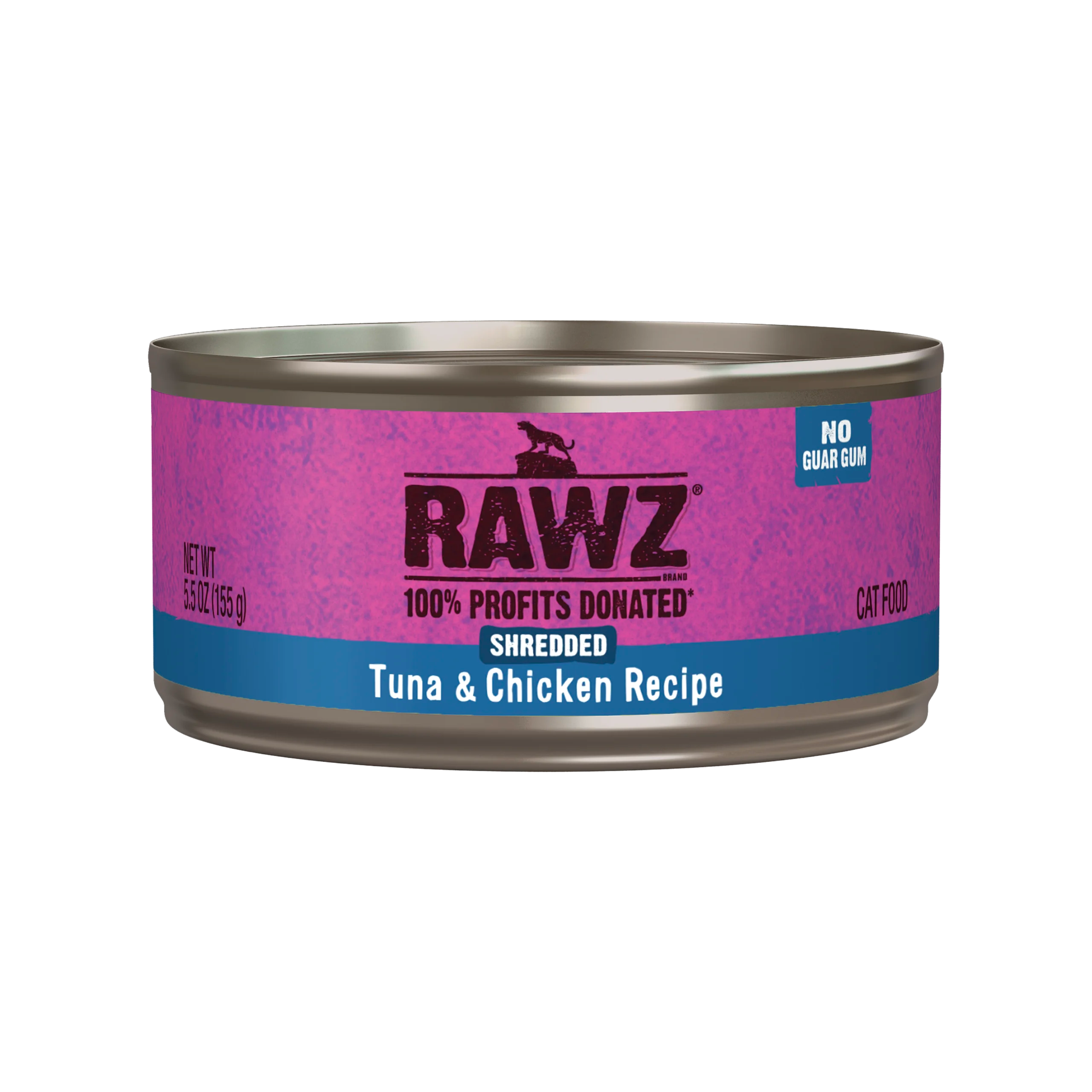 RAWZ Shredded Tuna & Chicken Recipe Wet Cat Food 5.5 oz