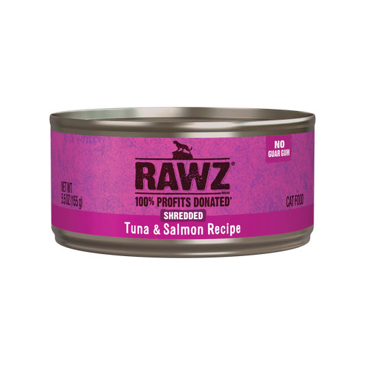 RAWZ Shredded Tuna & Salmon Recipe Wet Cat Food 5.5 oz