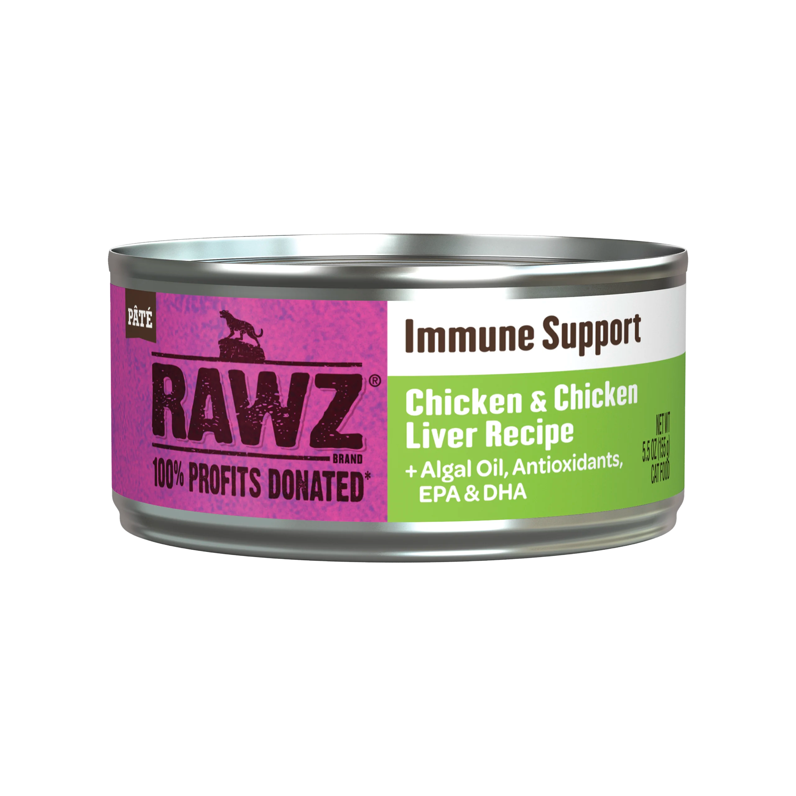 RAWZ Immune Support Chicken & Chicken Liver Wet Cat Food 5.5oz
