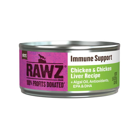 RAWZ Immune Support Chicken & Chicken Liver Wet Cat Food 5.5oz